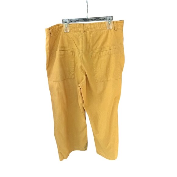 NYC74 Mens 2XL Patchwork Shirt & Pants Set Yellow Olive White Cotton Linen READ - Picture 9 of 9